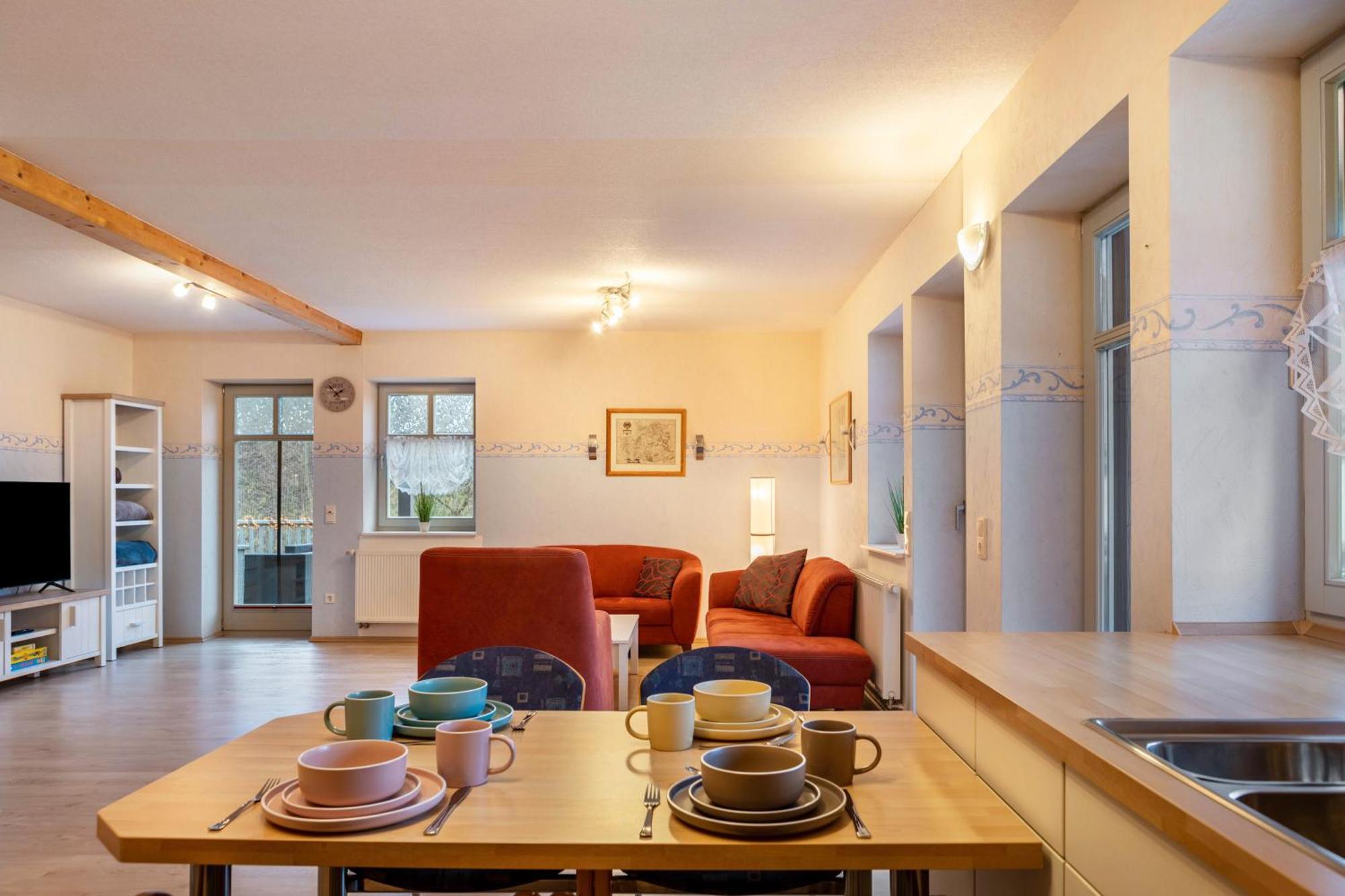 Ferienwohnung 1 Hof Schaefer Waldeck  Luaran gambar