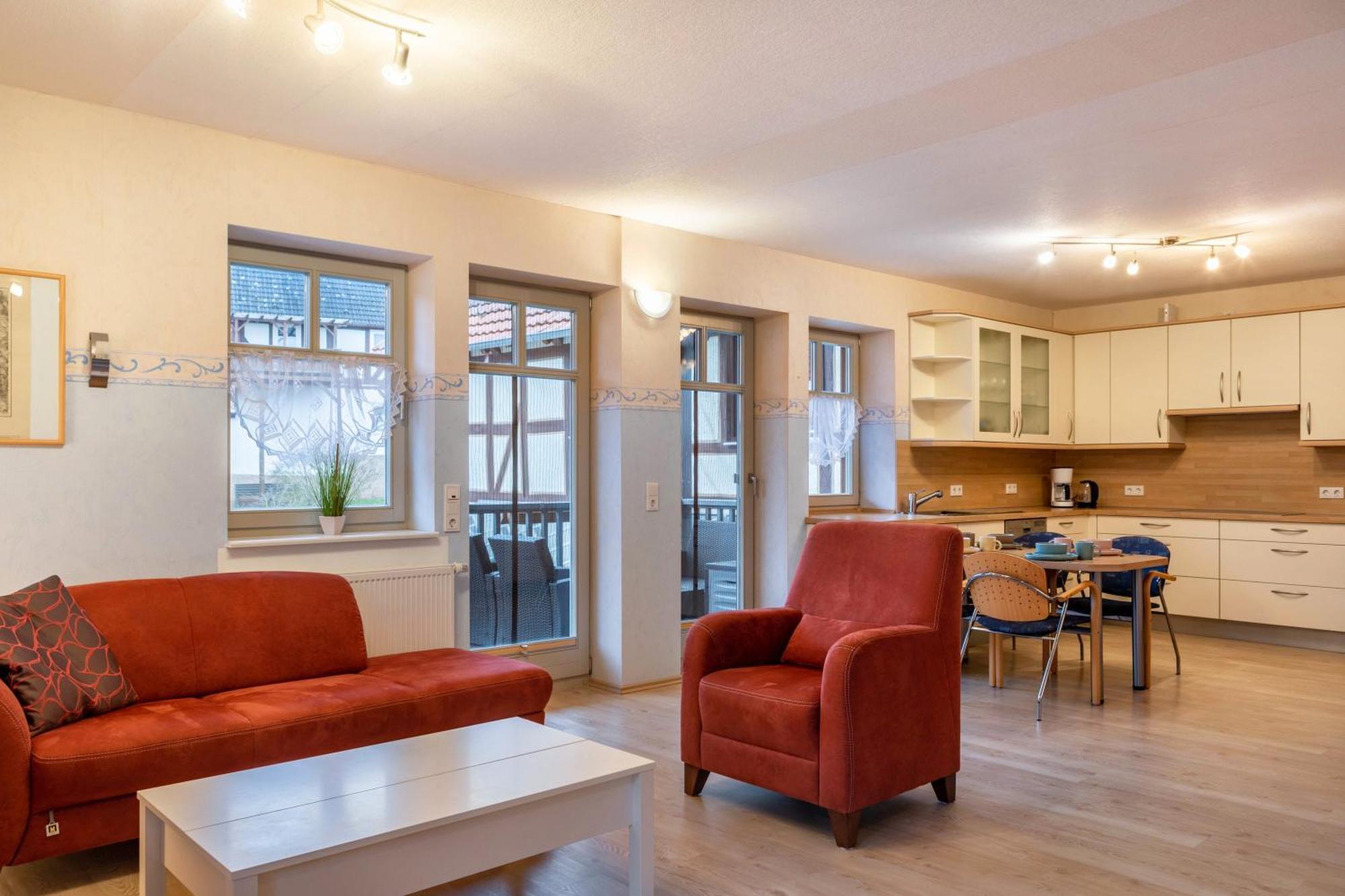 Ferienwohnung 1 Hof Schaefer Waldeck  Luaran gambar